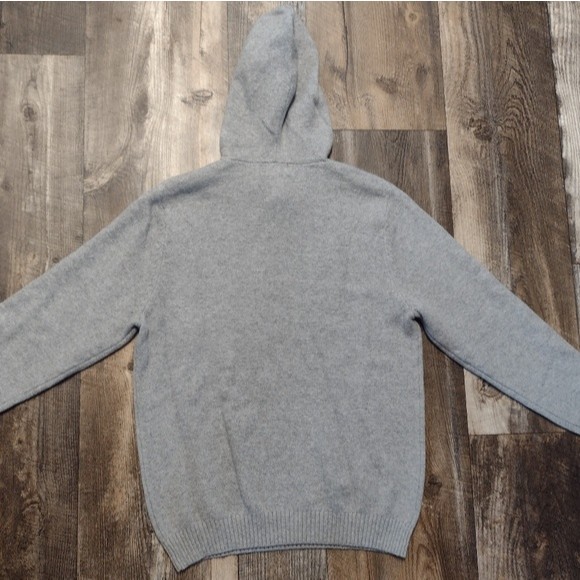 Men's Goodfellow & Co. Grey Gray Hooded Sweater - Picture 4 of 8